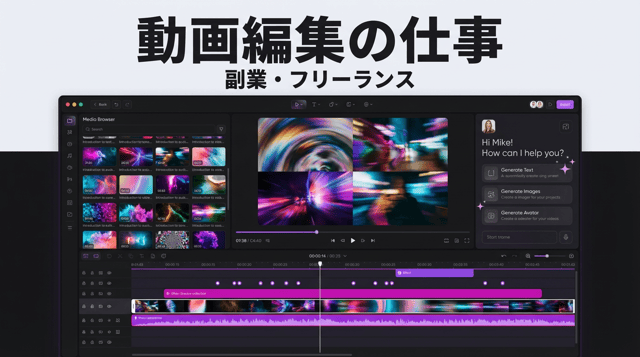 動画編集の仕事内容と求人の探し方|フリーランス・副業向け